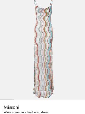 Missoni Wave open back Dress
